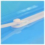 pasta com grampo trilho plástico azul 606pp-az dac pasta com grampo trilho plástico azul 606pp-az dac