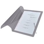 pasta com grampo trilho plástico fumê 606pp-fm dac pasta com grampo trilho plástico fumê 606pp-fm dac