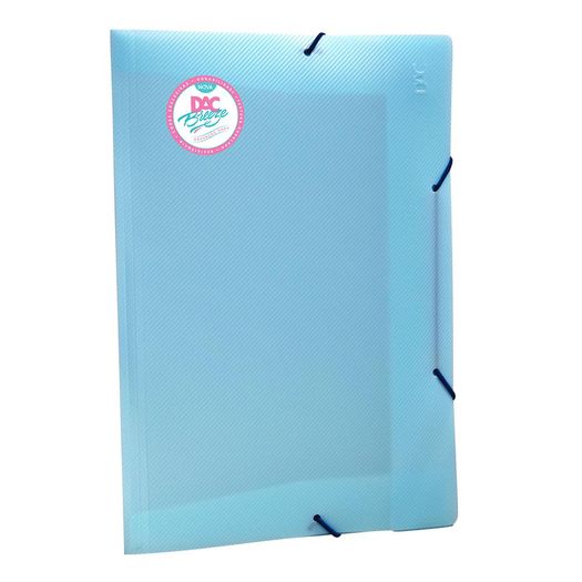 pasta aba com elástico azul pastel ofício pasta aba com elástico azul pastel ofício