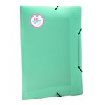 pasta aba com elástico verde pastel ofício pasta aba com elástico verde pastel ofício