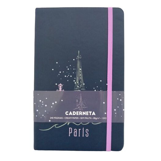 caderneta de anotações m paris 120 folhas sem pauta capa dura 13x21cm caderneta de anotações m paris 120 folhas sem pauta capa dura 13x21cm