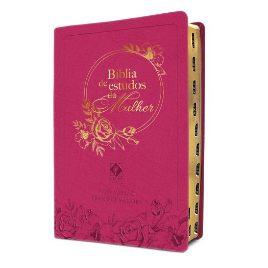 bíblia de estudo da mulher - rosa bíblia de estudo da mulher - rosa