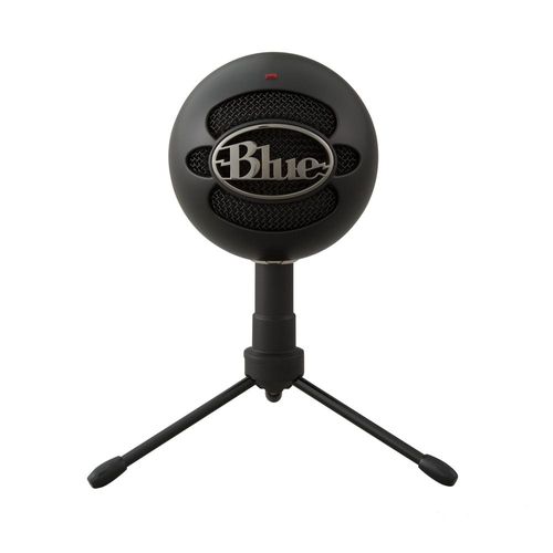microfone condensador usb blue snowball ice preto - logitech