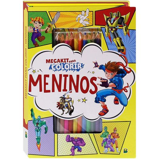 megakit para colorir - meninos megakit para colorir - meninos