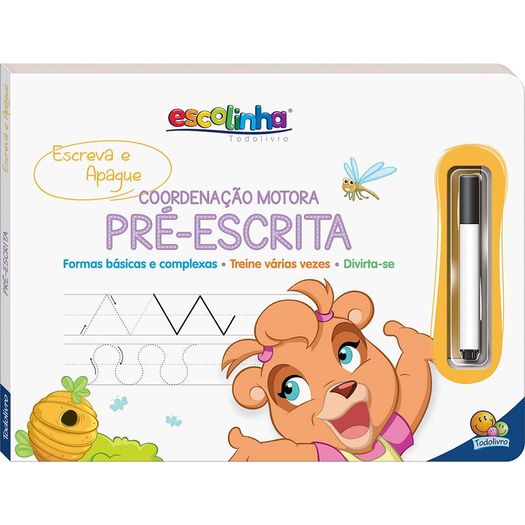 escolinha escreva e apague ii - coordenacao motora pre escrita
