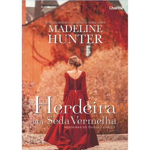 herdeira em seda vermelha