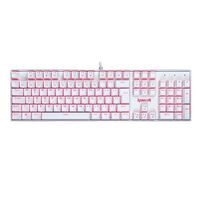 teclado-mecanico-mitra-single-color-branco-switch-vermelho--k551w----redragon