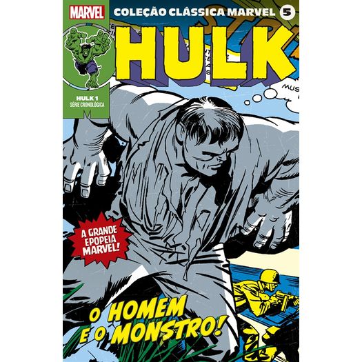coleção clássica marvel 5 - hulk 1 coleção clássica marvel 5 - hulk 1