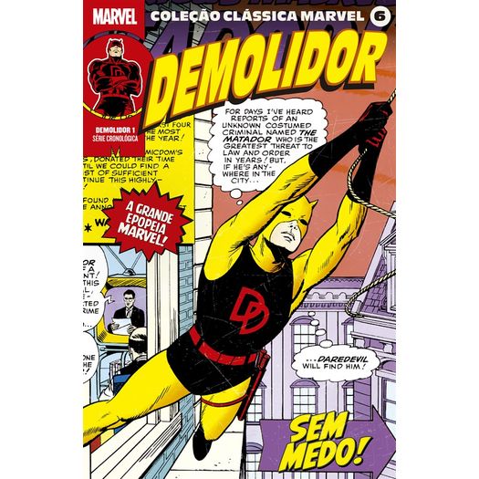 coleção clássica marvel 6 - demolidor 1 coleção clássica marvel 6 - demolidor 1
