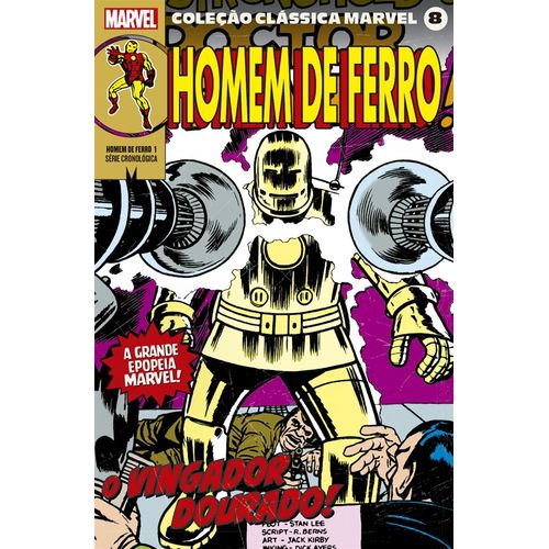 coleção clássica marvel 8 - homem de ferro 1