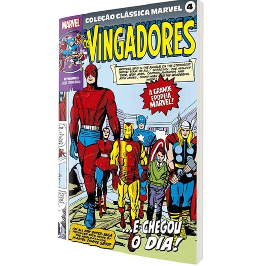 coleção clássica marvel 4 - os vingadores 1 coleção clássica marvel 4 - os vingadores 1