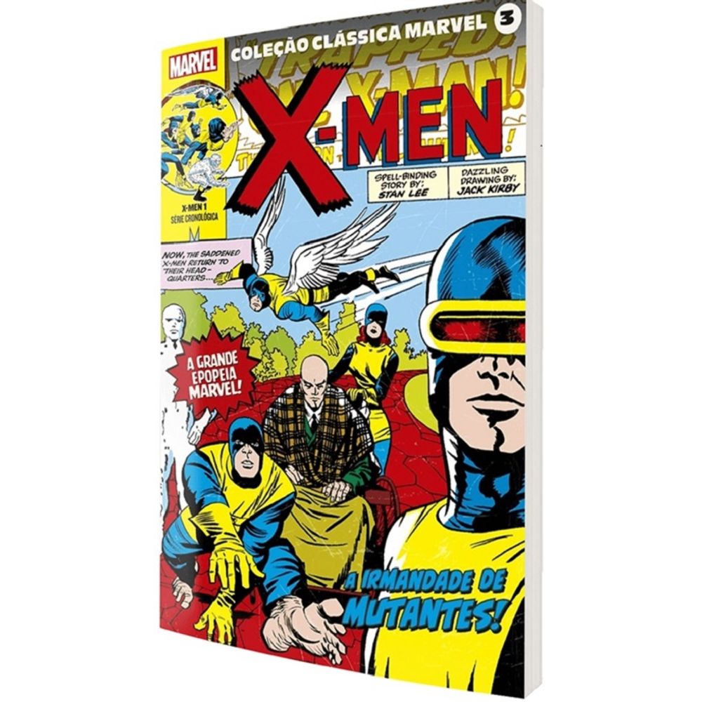 Coleção Clássica Marvel 3 - X-Men 1 - Livrarias Curitiba