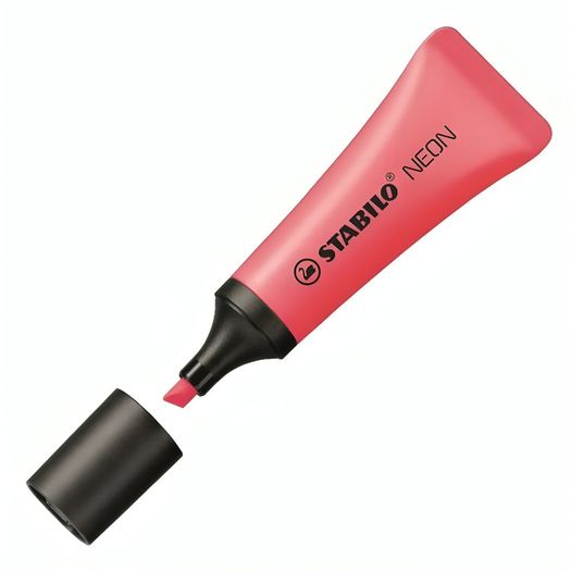 marca texto rosa neon stabilo marca texto rosa neon stabilo