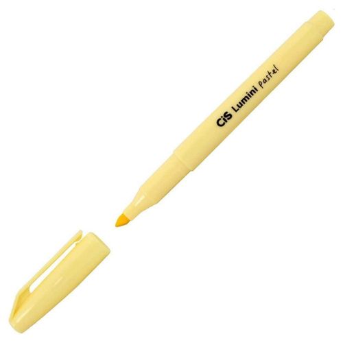 caneta marca texto amarela lumini tom pastel 56.9903 cis sertic blister