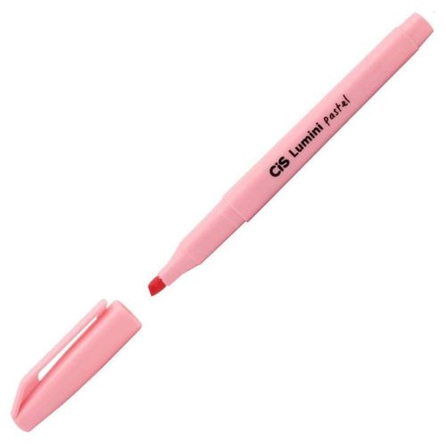 caneta marca texto rosa lumini tom pastel 56.9905 cis sertic blister