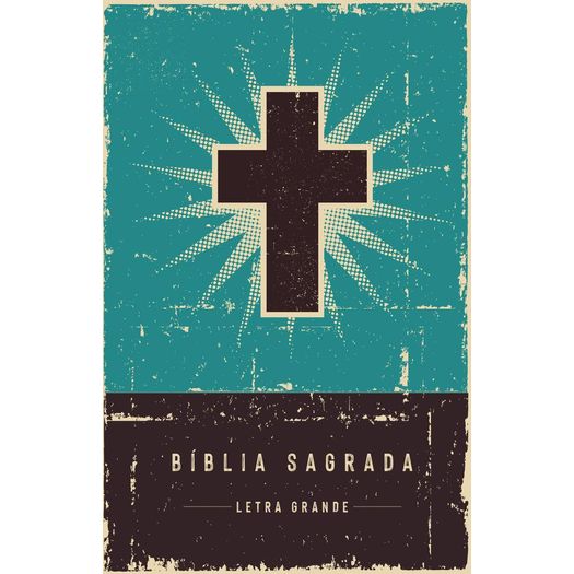 bíblia - retro turquesa - nvi - capa dura - letra grande - leitura perfeita bíblia - retro turquesa - nvi - capa dura - letra grande - leitura perfeita