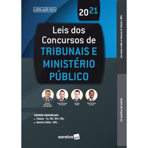 leis dos concursos de tribunais e ministerio publico