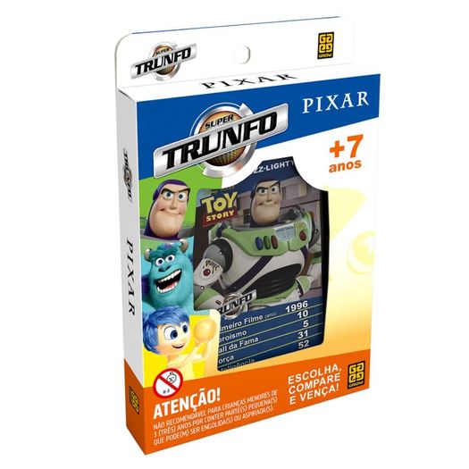 jogo de cartas super trunfo pixar jogo de cartas super trunfo pixar