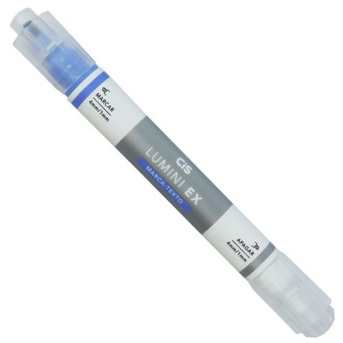caneta marca-texto apagável lumini ex azul 58.8700 cis sertic
