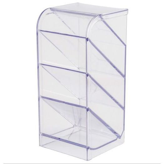 organizador diagonal selado cristal 4 divisórias organizador diagonal selado cristal 4 divisórias