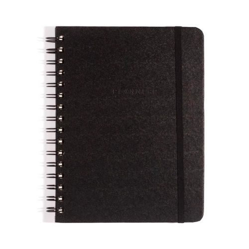 planner permanente semanal clássica preta wire-o 8973 cicero