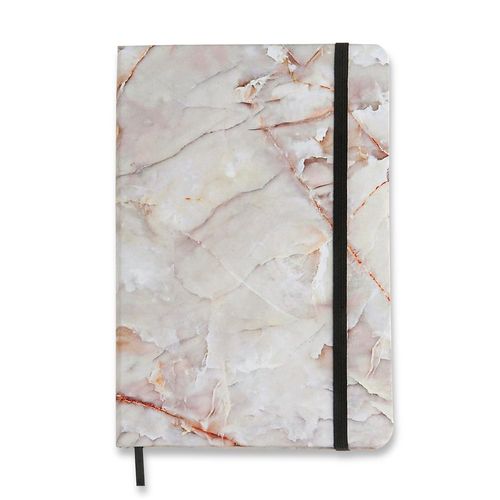 caderno de anotações mármore branco pontado 14x21 3106 cicero