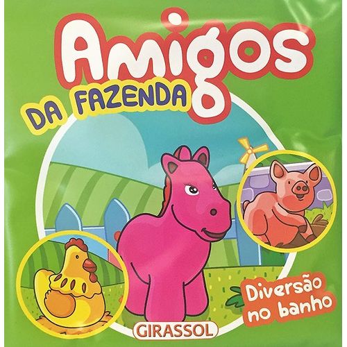 diversão no banho - amigos da fazenda