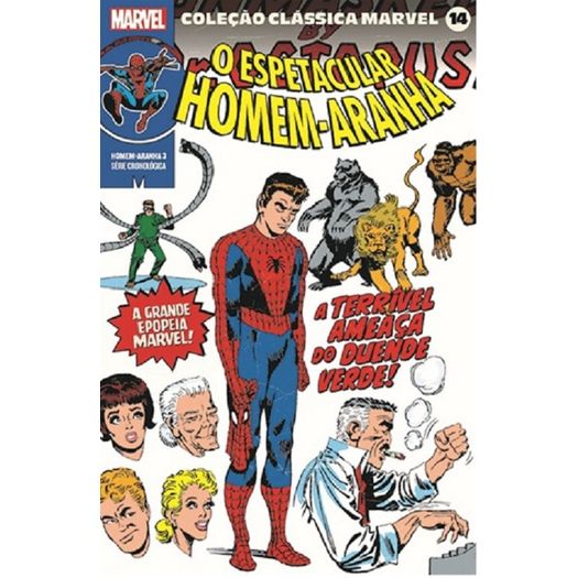 coleção clássica marvel 14 - o espetacular homem-aranha vol 3