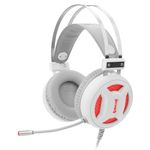 headset minos usb branco (h210w) - redragon