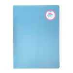 pasta com grampo plástico azul pastel pasta com grampo plástico azul pastel