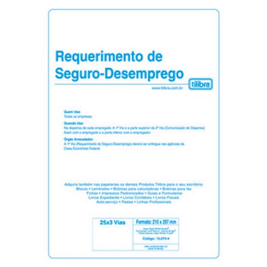bloco requerimento seguro desemprego bloco requerimento seguro desemprego
