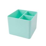 organizador 3 divisórias verde pastel organizador 3 divisórias verde pastel