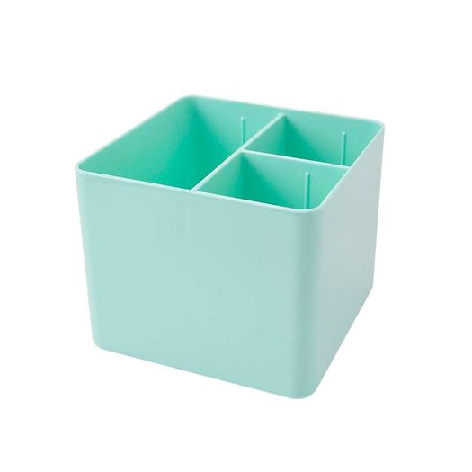 organizador 3 divisórias verde pastel organizador 3 divisórias verde pastel