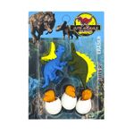 borracha dinossauros 5 unidades