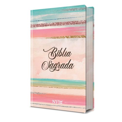 bíblia sagrada nvi feminina colorida