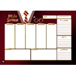 bloco mesa planner semanal hp gravata 25 folhas a4 bloco mesa planner semanal hp gravata 25 folhas a4