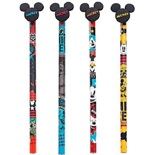 lápis grafite hb com ponteira mickey mouse avulso lápis grafite hb com ponteira mickey mouse avulso