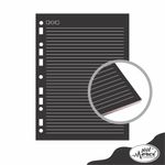 bloco fichário pautado 40 folhas pretas 477 merci bloco fichário pautado 40 folhas pretas 477 merci