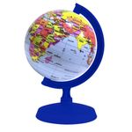 globo terrestre baby 10cm azul plástico globo terrestre baby 10cm azul plástico