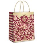 sacola presente adamascado marsala grande sacola presente adamascado marsala grande