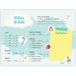 bloco mesa planner rotina do bebê bloco mesa planner rotina do bebê