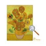 quebra-cabeça 1.000 peças duplo retrato e girassóis quebra-cabeça 1.000 peças duplo retrato e girassóis