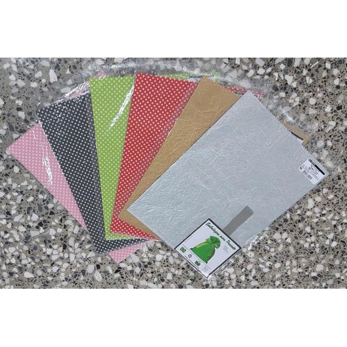 pacote presente craquelado médio 22x32cm com fita de tafetá clube