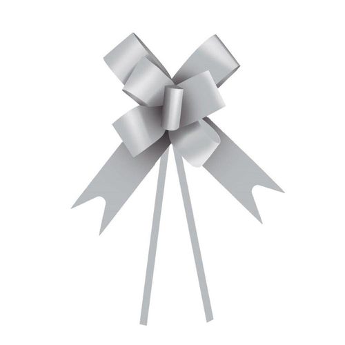 laço mágico liso prata 23mm pacote com 10 unidades 1230072 cromus blister