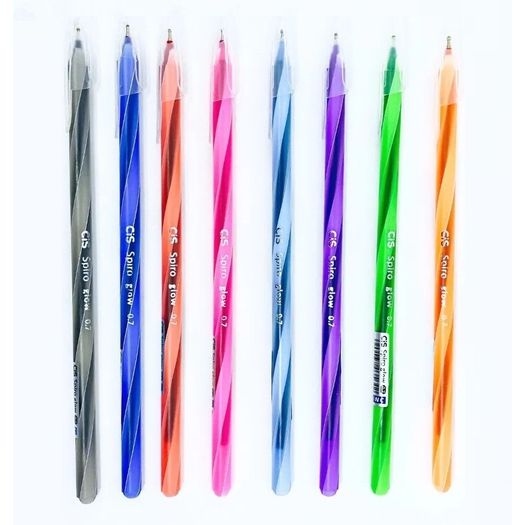 caneta esferográfica spiro glow diversas cores caneta esferográfica spiro glow diversas cores