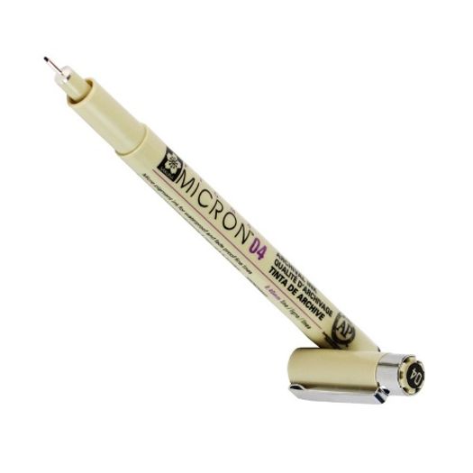 caneta nankin 0,4mm pigma micron preta xsdkpb-04 miwa avulso varejo