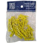 mini-pregador-25cm-madeira-amarelo-tokyo-c-24-unidades-multi mini-pregador-25cm-madeira-amarelo-tokyo-c-24-unidades-multi