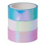 fita adesiva holográfica 5m com 3 unidades fita adesiva holográfica 5m com 3 unidades