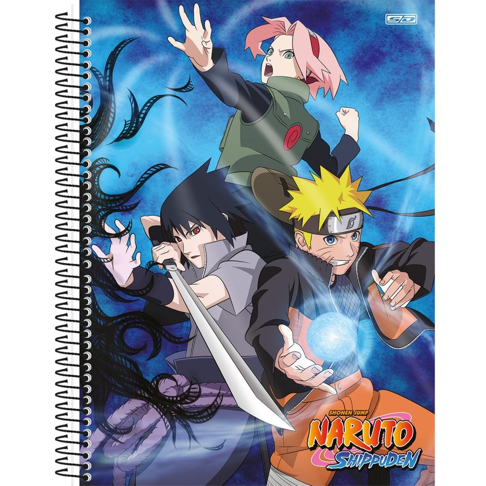 Caderno Universitário São Domingos Boruto Capa Dura 10 Matérias 160Fl -  Destro