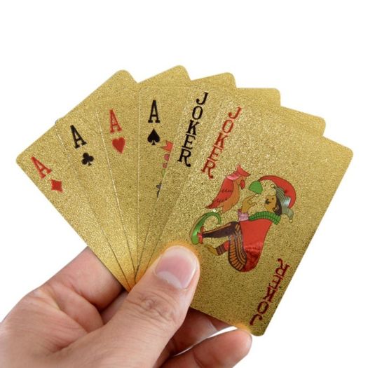 baralho dourado luxo com 54 cartas baralho dourado luxo com 54 cartas